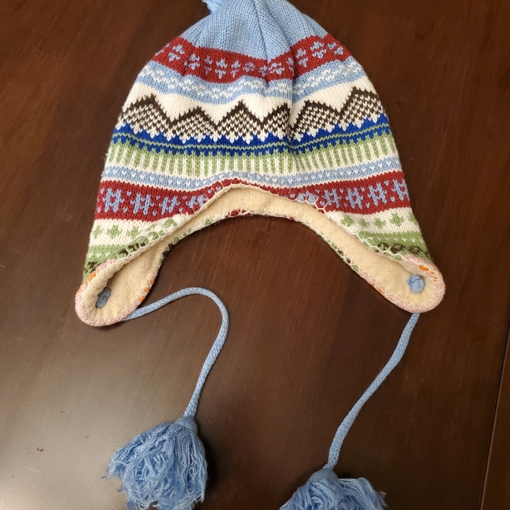 Beautiful Knitted Kids Beanie - Picture 6 of 7